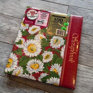 Deluxe Craft Vintage Sunflower Scrapbook Post Bound 100 Pages 09135 Made in USA